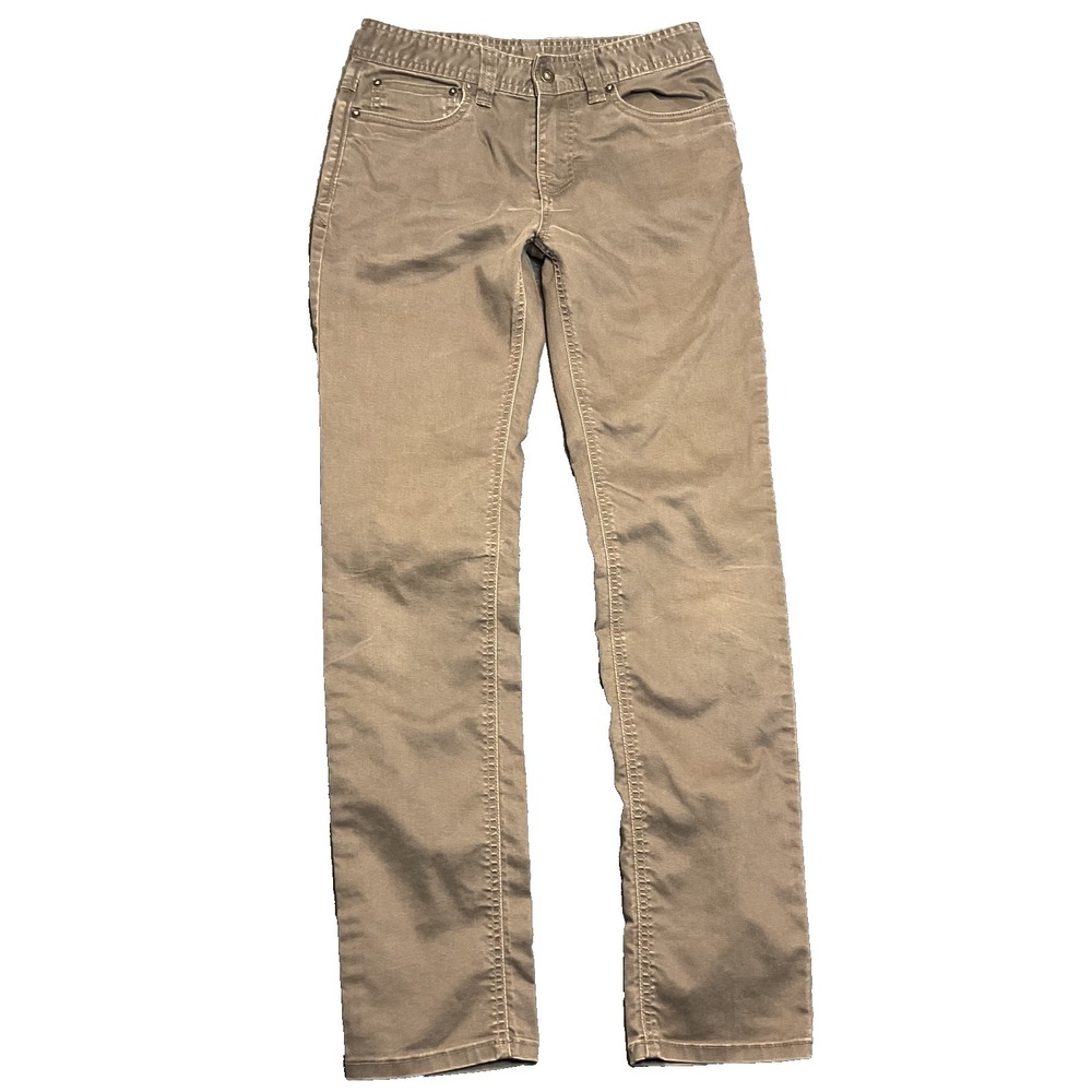 Prana Born From The Experience Bridger Straight Jeans Mens 28x32 Brown Slim Fit